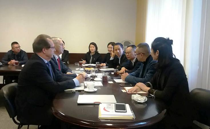 Meeting with Chengdu delegation